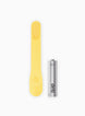 quip brush head refill in yellow and one AAA Battery